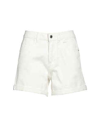 Short à taille froncée Vero Moda en coloris Blanc Femme Vêtements Shorts Mini shorts 