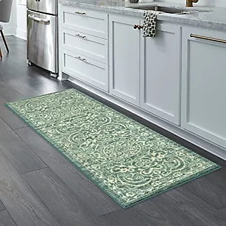  Teal Kitchen Rugs and Mats 2 Piece Non Slip Washable