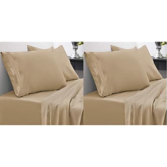 Sweet Home Collectio 1500 Supreme Collection Bed Sheet Set - Extra Soft, Elastic  Corner Straps, Deep Pockets