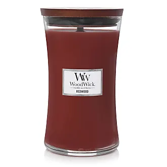 WoodWick Large Hourglass Candle, Fireside - Premium Soy Blend Wax, Pluswick  Innovation Wood Wick, Made in USA