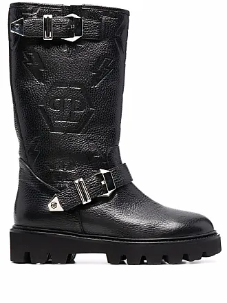 Philipp Plein embellished cowboy boots - Black