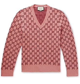 gucci pink sweater mens