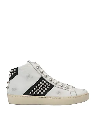 LEATHER CROWN LC06 LOW TOP SNEAKERS WHITE CRACKLE & ROSE GOLD METALLIC SIZE  36 - $86 - From Dernali