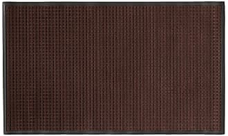 Fabric, EHC Small Brown/Black Door Rubber Backed Barrier Mat 60cm x 90cm 