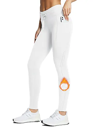 BALEAF Womens Water Resistant Pants Hiking Pants Fleece Lined Thermal Warm  Winter Waterproof Yoga Pants