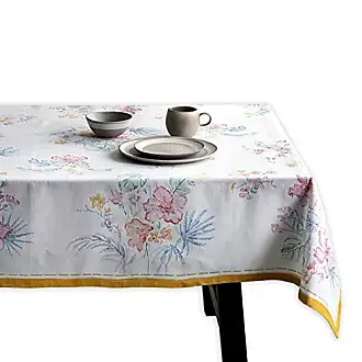 Maison d' Hermine Allure 100% Cotton Tablecloth Kitchen Dining Table Cloth  for Rectangle Tables Farmhouse Tabletop Cover for Parties, Wedding Use