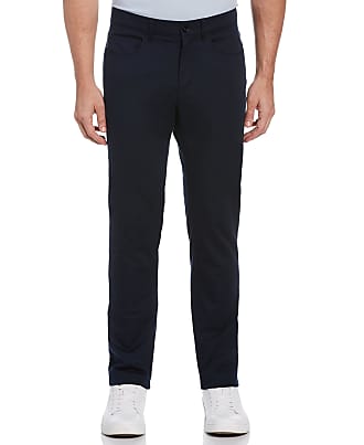 Perry Ellis Mens Slim Fit 5-Pocket Anywhere Pant, Dark Sapphire Navy, 32W x 30L