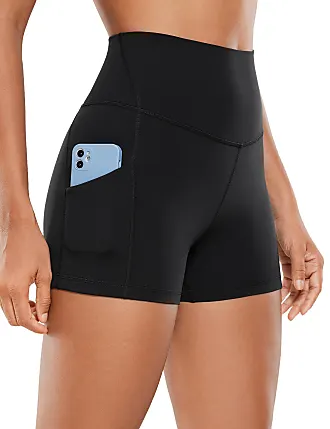 CRZ YOGA Womens Butterluxe Crossover Biker Shorts 3 Inches - Criss