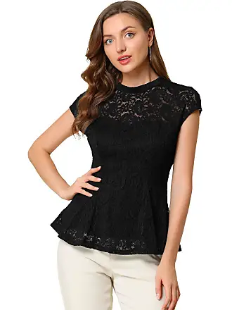 Black Women's Lace Blouses: Now up to −75%