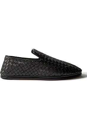 Black Tokyo leather Derby shoes, Bottega Veneta