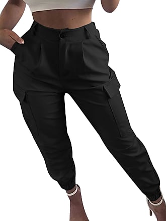 ladies cropped combat trousers