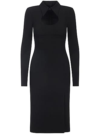 Dolce & Gabbana collared calf-length dress - Black