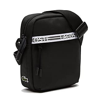 Lacoste THE BLEND UNISEX - Sac bandoulière - noir/gris/noir