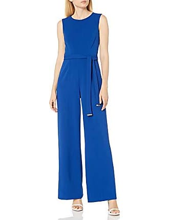 Damen Bekleidung Jumpsuits und Overalls Playsuits Valentino Playsuit Aus Denim Mit Verzierungen in Blau 