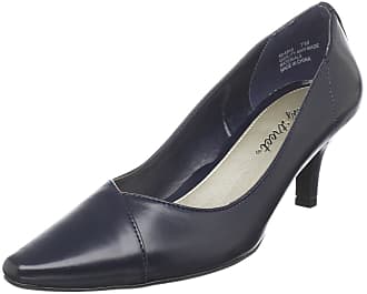 Easy Street Womens Chiffon Pump,Navy,7.5 N US