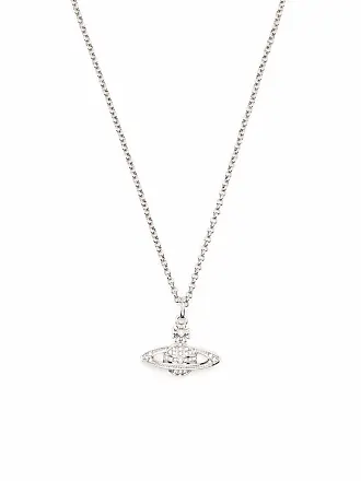 Vivienne Westwood MINI RELIEF PENDANT UNISEX - Necklace - silver-coloured 