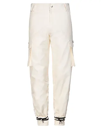 GCDS pantaloni tuta donna cute tape CC94W03145601 bianco