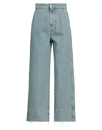 Jeans a gamba larga e vita alta in Azzurro - Loewe