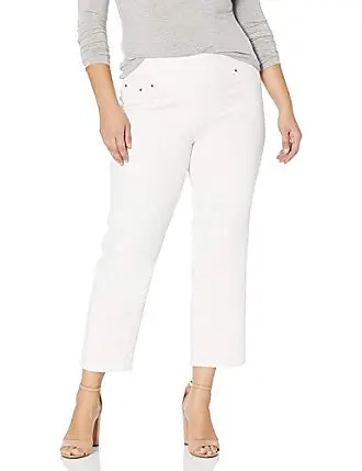 White Stretch Trousers: Shop up to −89%