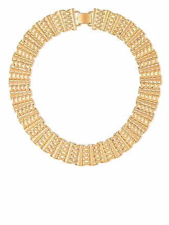 Susan Caplan Vintage embellished chain-link bracelet - Gold