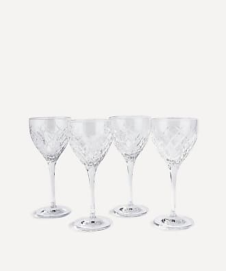 Barwell Cut Crystal Red Wine Glass, Set of Four - Soho Home