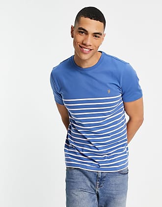 Rive Angelshirt T-Shirt Stripes S bis XXXXL blau Anglershirt 