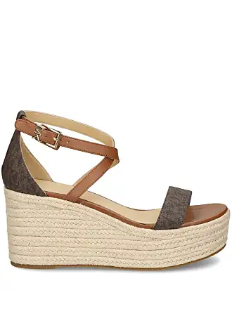 MICHAEL Michael Kors Keegan Slingback Wedges Nude in Natural