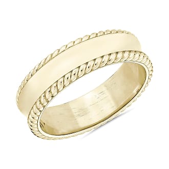 Blue Nile Bella Vaughan Grandeur Rope Wedding Band in 18k Yellow Gold