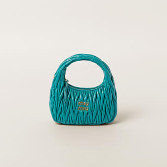 MIU MIU: bag in quilted cirè - Black  Miu Miu mini bag 5BA2202DPR online  at