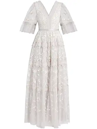 Needle & Thread Victoria Ditsy floral-embroidered Dress - Farfetch