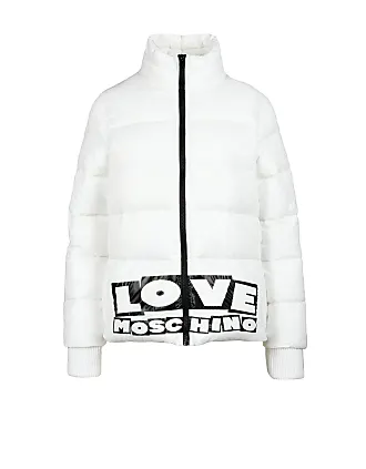 Love Moschino White Polyester Jackets & Women's Coat in 2023