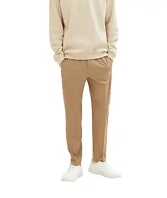 Tom Tailor Jersey Loose Fit Pants Ankle - Straight leg trousers 