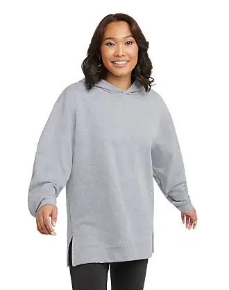 Just My Size Women's Plus-Size EcoSmart Sweatshirt with V-Notch, Navy  Heather, 5XL at  Women's Clothing store