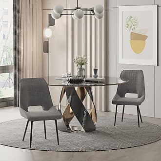 Finebuy silla de comedor 2er set terciopelo beige silla escandinava silla de cocina sustancia 
