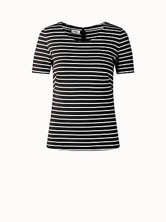 Jentouzz Fashion Womens Summer Short Sleeve Striped T Shirt Button Knot V Neck Casual Top Tee