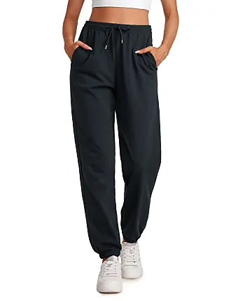 CRZ YOGA Men's Cotton Athletic Thick Joggers Fleece Lined Sweatpants with  Pockets - 30 inches