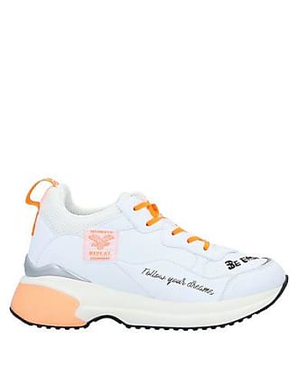REPLAY Pinch Denim Sneakers - White Multi