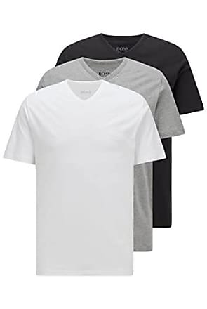 Herren Bekleidung T-Shirts Kurzarm T-Shirts BOSS by HUGO BOSS Baumwolle Slim-Fit T-Shirt aus Baumwolle mit Wabenstruktur und Einfassung am Ausschnitt in Blau für Herren 