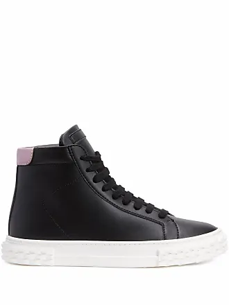 Giuseppe Zanotti Men's Silver Mirror High Top Sneakers 43 / 10