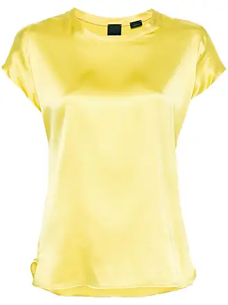 Handred Capitone printed silk shirt - Yellow
