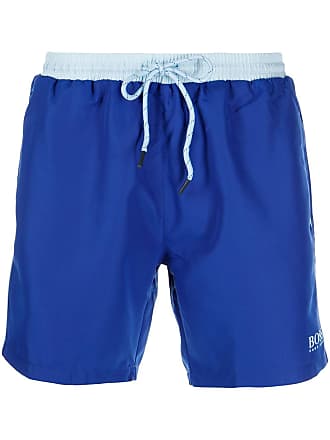 hugo boss swim shorts blue