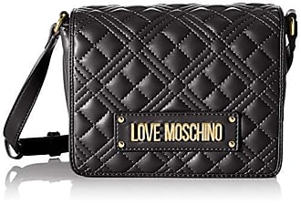 15x10x15 Centimeters Noir Love Moschino Calf PU Sac Messager Femme Nero W x H x L 