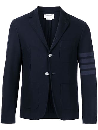 Thom Browne 4-Bar single-breasted blazer - men - Cotton - 0 - Blue