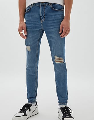 Rabatt 52 % HERREN Jeans Ripped Pull&Bear Jegging & Skinny & Slim Blau 42 