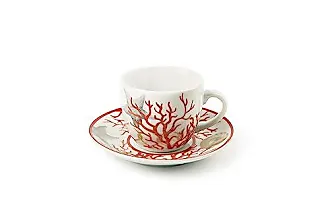 Excelsa Noël Service de Table Blanc% 2F Chine Rouge Lot de 18