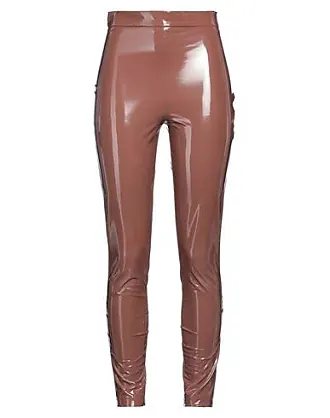 Koucla Glossy high waist latex look leggings with zip