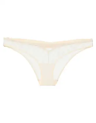 Commando Thong With Crystals Ct14 in Natural