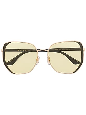 Marni Eyewear Debossed Logo Sunglasses