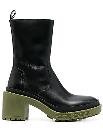 Love Moschino Chelsea Boots with Logo Tape