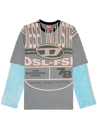 T-REG-DIV Woman: T-shirt with logo patches | Diesel